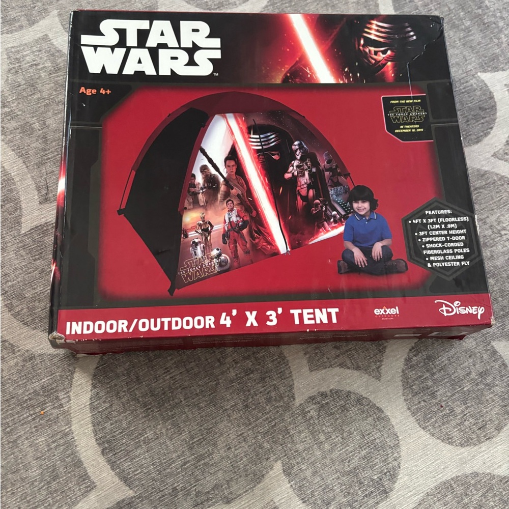 Disney Star Wars Red and Black Tent